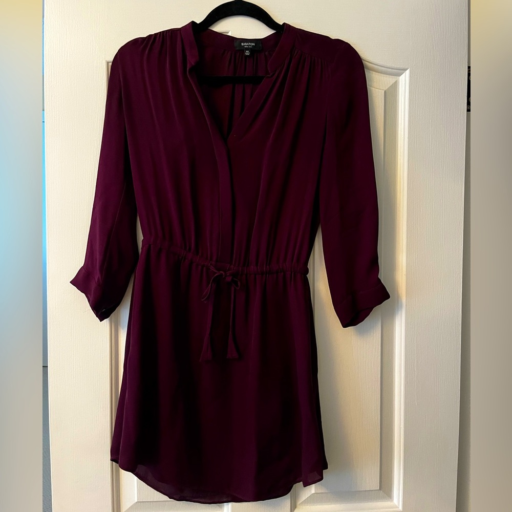 3/ $22 Babaton burgundy dress